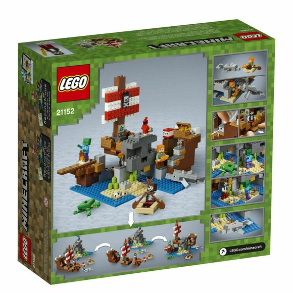 New Lego Minecraft The Pirate Ship Adventure 21152 Retired Collectible Set - Picture 4 of 4